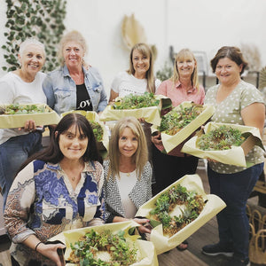 POSTPONED DUE TO SEVERE WEATHER // Full Succulent Wreath Workshop 21st March Central Coast, NSW