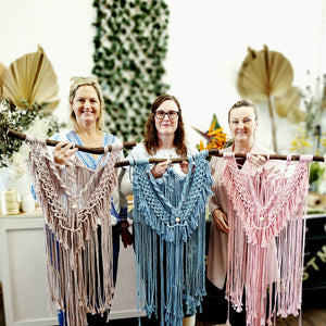 POSTPONED DUE TO SEVERE WEATHER / Beginner Macrame Wall Hanging Workshop 21st March, Central Coast NSW