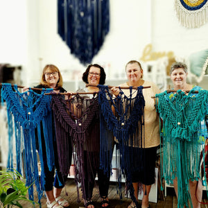 POSTPONED DUE TO SEVERE WEATHER / Beginner Macrame Wall Hanging Workshop 21st March, Central Coast NSW