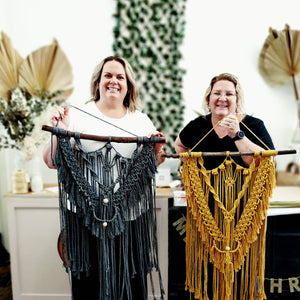 POSTPONED DUE TO SEVERE WEATHER / Beginner Macrame Wall Hanging Workshop 21st March, Central Coast NSW
