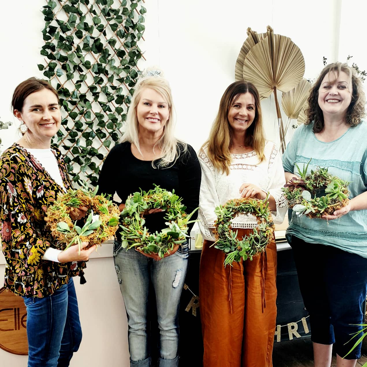 POSTPONED DUE TO SEVERE WEATHER // Full Succulent Wreath Workshop 21st March Central Coast, NSW