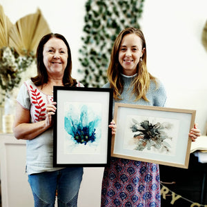 Alcohol Ink Framed Artwork AFTERNOON 12th March Central Coast, NSW