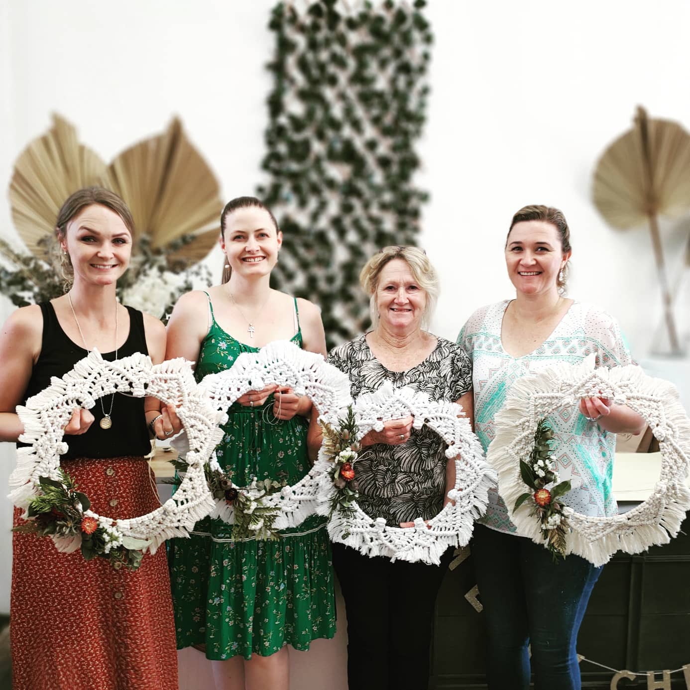 Macrame CHRISTMAS Wreath Workshop 29th November Central Coast, NSW