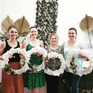 Macrame CHRISTMAS Wreath Workshop 29th November Central Coast, NSW