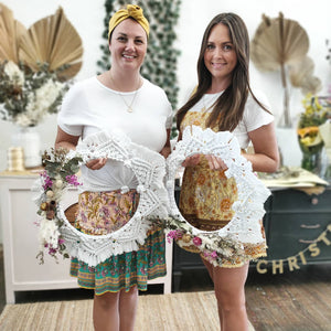 Macrame CHRISTMAS Wreath Workshop 29th November Central Coast, NSW
