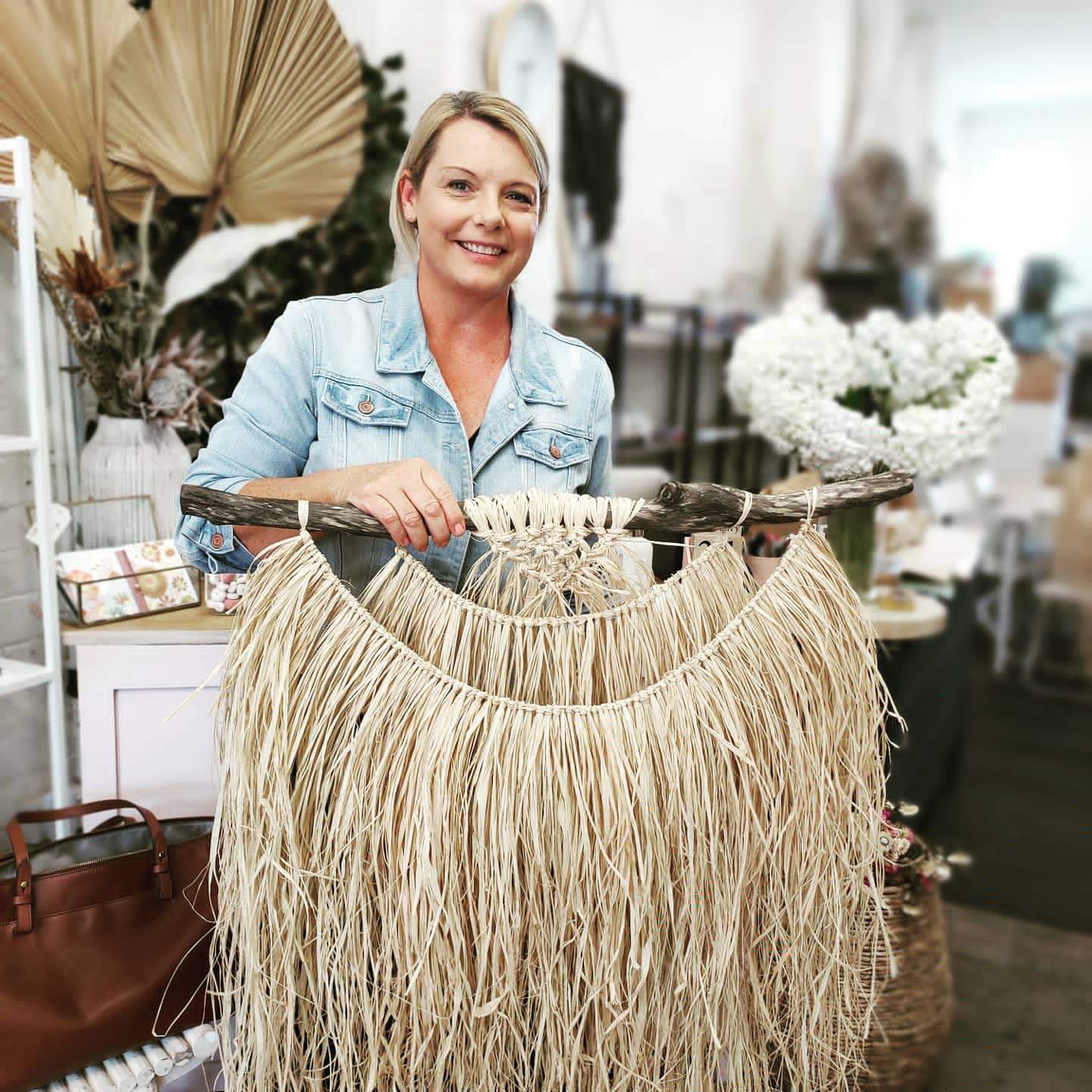 Natural Raffia Macramé Wall Hanging Workshop 5th February Central Coast, NSW
