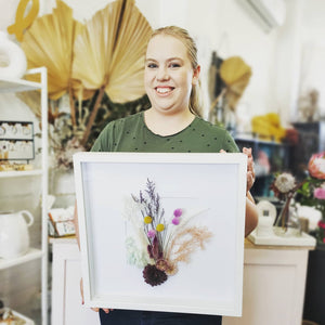 Preserved Flower Shadow Box 25th September 10:30am Central Coast, NSW