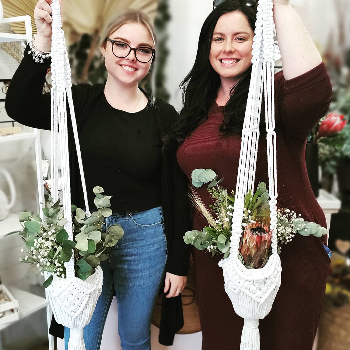 Macramé Pot Hanger & Dried Flower Workshop 25th June 10am, Central Coast NSW