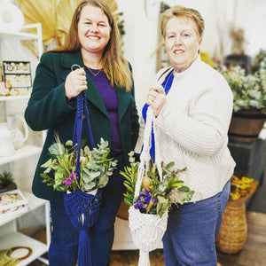 Macramé Pot Hanger & Dried Flower Workshop 25th June 10am, Central Coast NSW