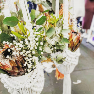 Macramé Pot Hanger & Dried Flower Workshop 25th June 10am, Central Coast NSW