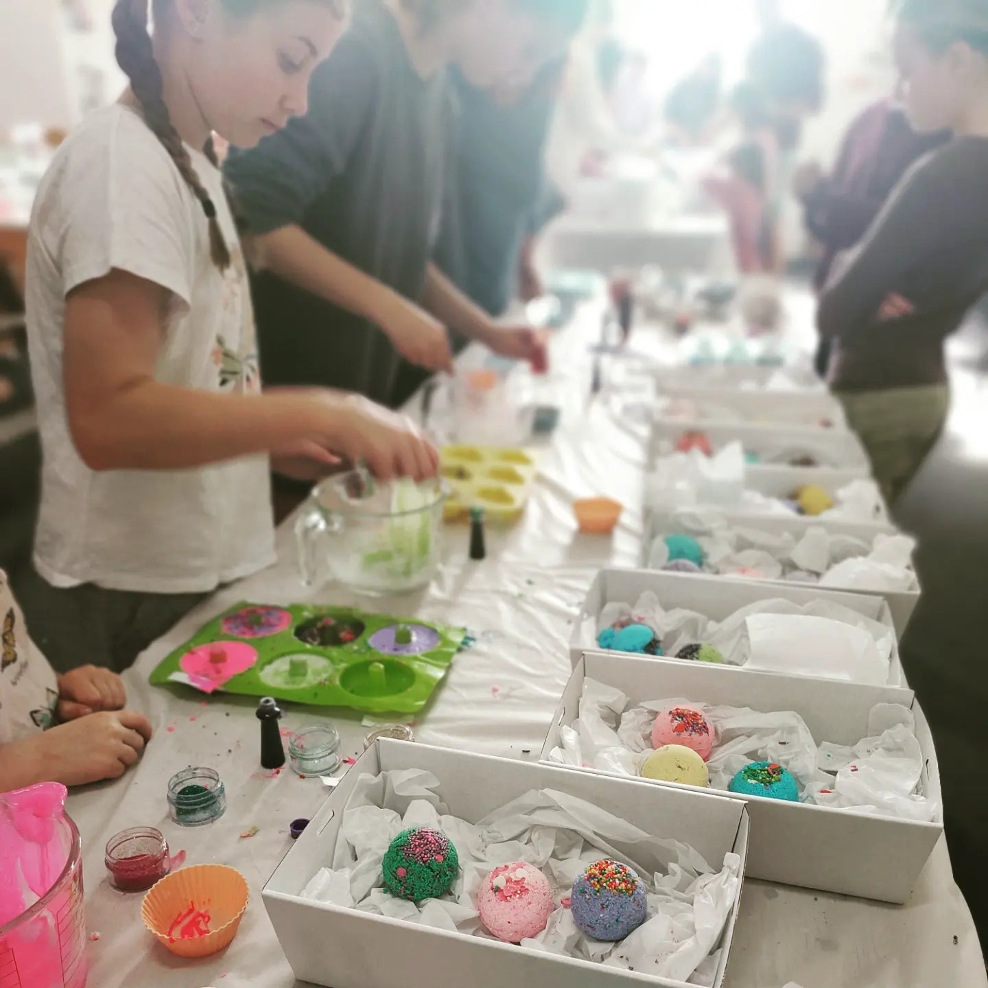 Kids School Holiday Workshop Bath Bombs, Ice Cream & Donut Soaps 28th September 10am Central Coast, NSW
