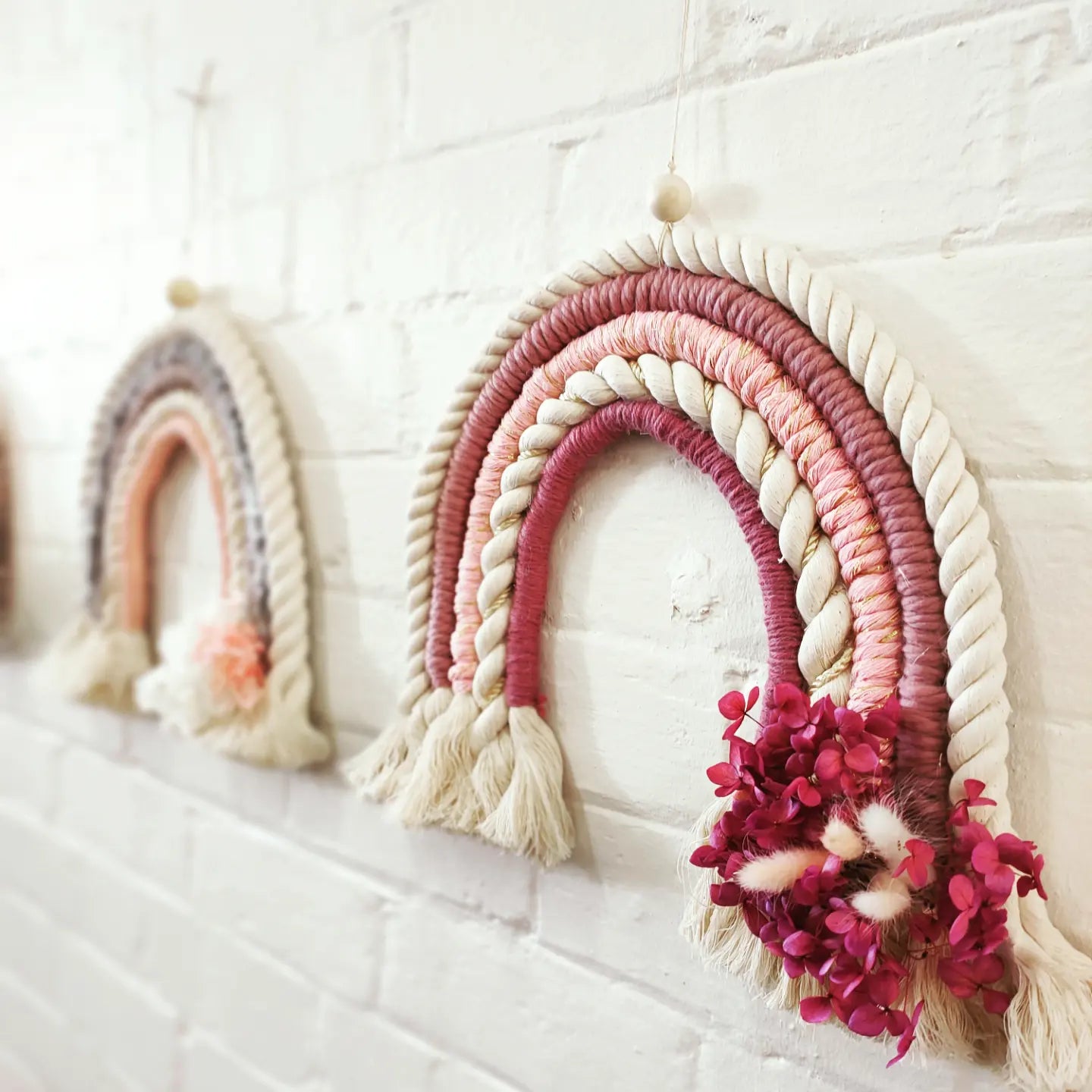 Wrapped Macrame Rainbow Workshop 18th September 10am Central Coast, NSW