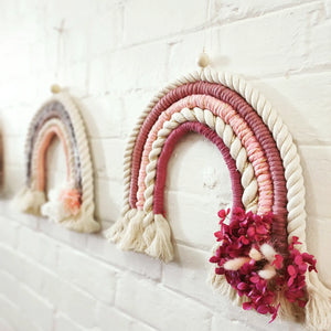 Wrapped Macrame Rainbow Workshop 18th September 10am Central Coast, NSW