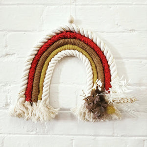 Wrapped Macrame Rainbow Workshop 12th March 10am Central Coast, NSW