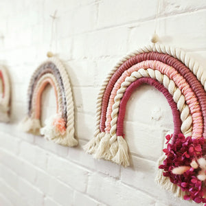Wrapped Macrame Rainbow Workshop 18th September 10am Central Coast, NSW