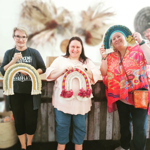 Wrapped Macrame Rainbow Workshop 9th October 10am Central Coast, NSW