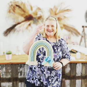 Wrapped Macrame Rainbow Workshop 9th October 10am Central Coast, NSW