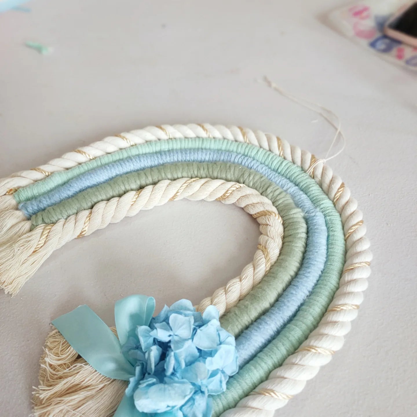 Wrapped Macrame Rainbow Workshop 9th October 10am Central Coast, NSW
