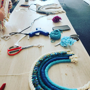 Wrapped Macrame Rainbow Workshop 9th October 10am Central Coast, NSW