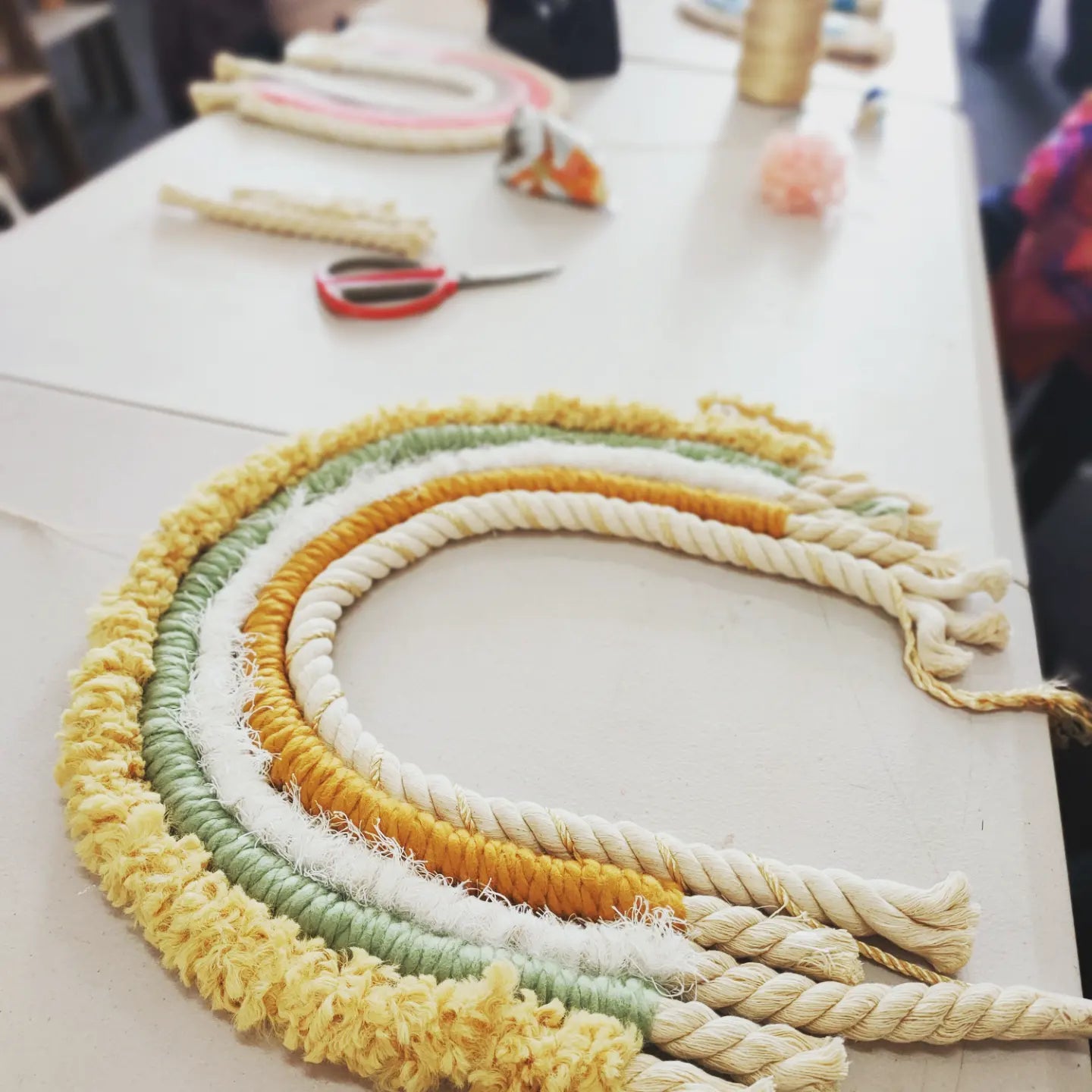 Wrapped Macrame Rainbow Workshop 9th October 10am Central Coast, NSW