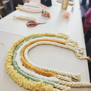 Wrapped Macrame Rainbow Workshop 9th October 10am Central Coast, NSW