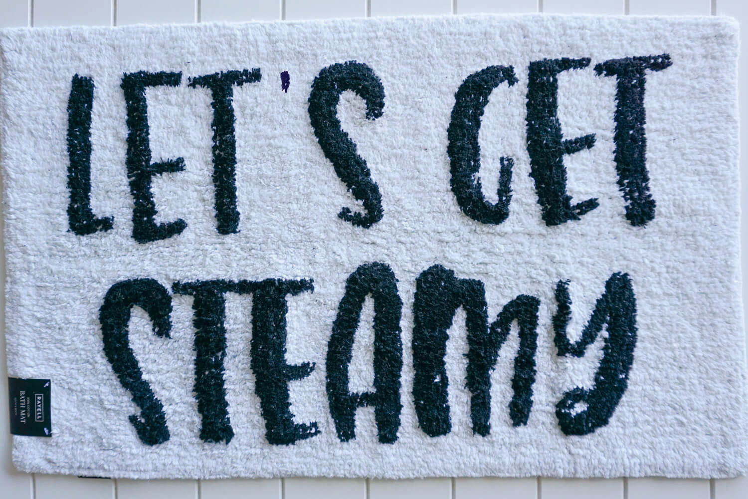 Let's Get Steamy Bath Mat
