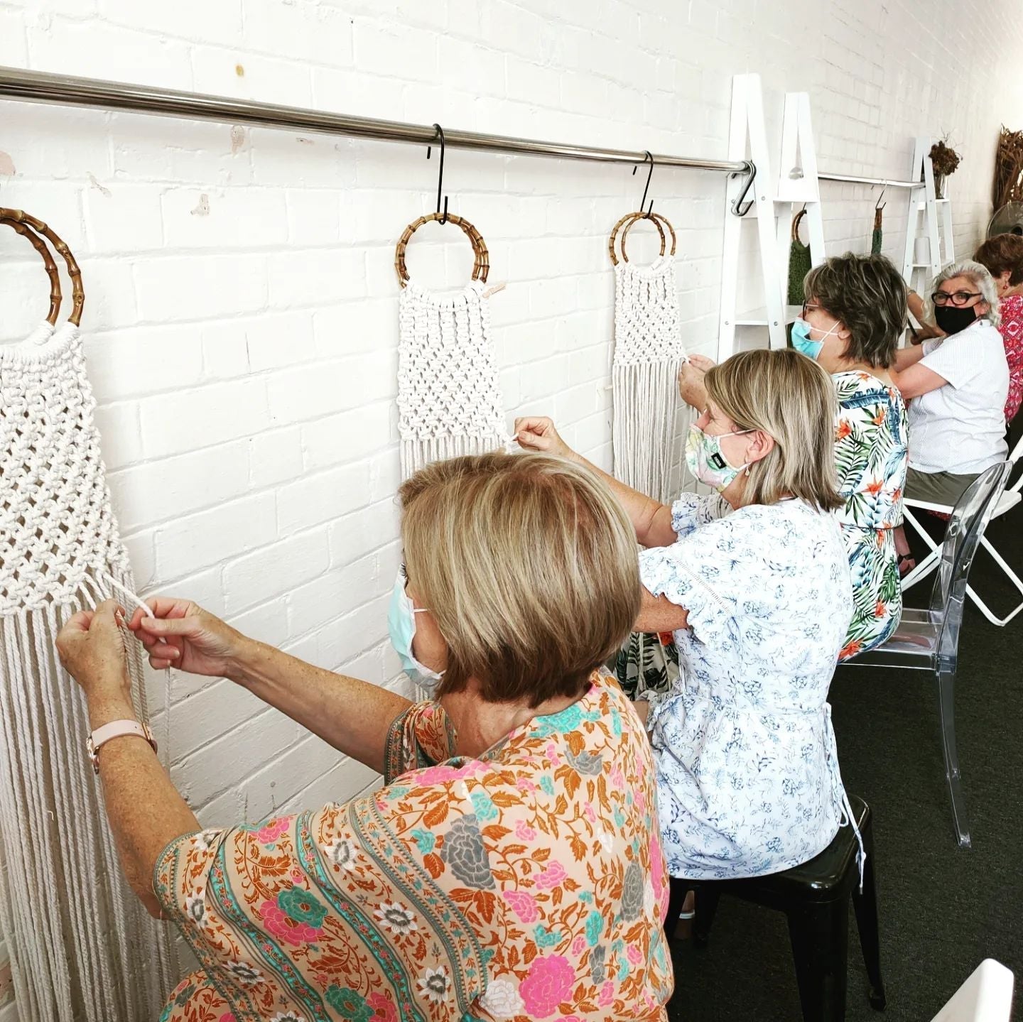 Macrame Reversible Bamboo Bag Workshop 16th July 10am, Central Coast, NSW