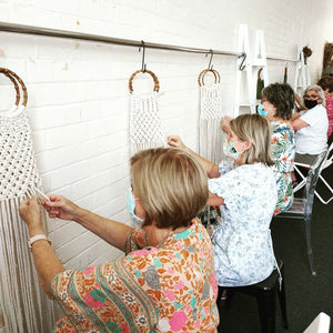 Macrame Reversible Bamboo Bag Workshop 16th July 10am, Central Coast, NSW