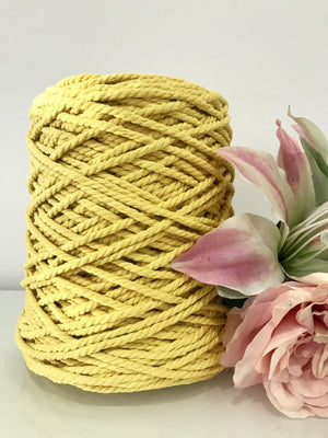 Macrame Twisted Cotton Rope // 5mm